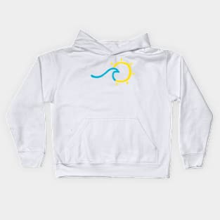 wavey-sun Kids Hoodie